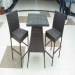 Rattan Bar/Bistro Table Set Furniture TLH-9099