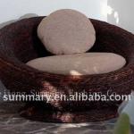 rattan bed