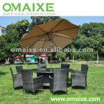 rattan outdoor furniture 8pcs seaters dining set furniture chinese suplier OXAB9004B