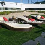 rattan pool beach sunbed(2101) 2101