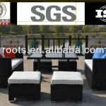 RATTAN WICKER GARDEN OUTDOOR CUBE TABLE AND CHAIRS FURNITURE PATIO SEATER SET roots-zy-119