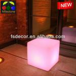 rechargeable led cube color changing led cube plastic led cube