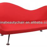 red color salon waiting area chairs MY-F05