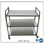 Restaurant Three Layers Stainless Steel Trolley XDCT-3F-01