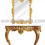Rococo Console With Mirror