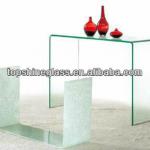 safety toughened console glass table