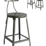 Silla cocina replica Tolix / New design iron bar stool high chair 1520