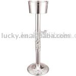 Silver Plated Ice Bucket Stand ( dragon pattern) 1154