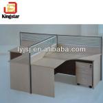 Simple Style Two Seats Office Partition JSJ-PF003
