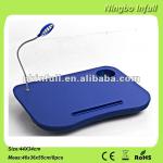 single color portable laptop tray with LED light DE06K