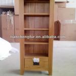 Solid oak open bookcase, book shelf