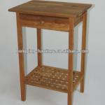 Solid wood side table