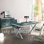 square glass dinning table