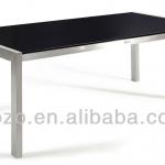 Stainless Steel Dining Table Glass outdoor home furniture BZ-TN003