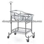 Stainless steel Transparent arylic bassinet baby bed/ Baby bassinet SH-B505