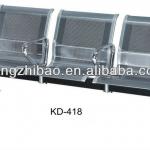 stainless3 seat steel airport chair public waiting chair seating chair KD-418