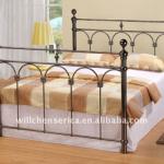 STEEL KING /QUEEN BED BLACK NICKLE 10306-M-Emma