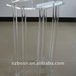 Transparent Acrylic Lectern with 6 Pillar YL-003