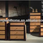 Two Toned Contemporary Design Five Drawers Cabinet CF-01
