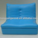 UK FR children leather sofa,kids leather sofa,blue leahter sofa LG08-S040B
