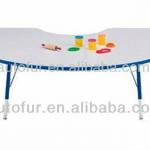 used school furniture kindergarten furniture,kidney shape table kindergarten furniture 6438JCA003