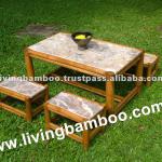 VAN THANH SET BAMBOO DINING SET GD-017