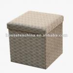 well sale!!!foldable storage ottoman/pouffe HS15-902