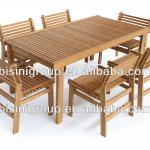 Wholesale bamboo furniture, Outdoor Bamboo Dining Square Table Set (BF10-W21) BF10-W21