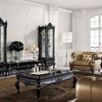 Wholesale European Luxury Classic Furniture Solid Wood Wine Cabinet