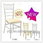 wholesale white wedding chairs for bride and groom P-803