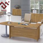 Wood Color Malamine Open Office Desk MBST-031