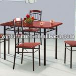 wood dining table and chairs DS-0840(1+4)
