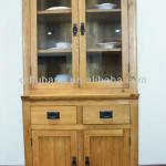 wood furniture 2door 2 drawer display cabinet