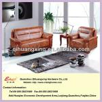 Wood Leather Office Sofa