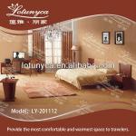 wooden furniture bed foshan/hotel funiture set LY-201112