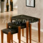 Wooden Living Room Furniture, Occasional Nesting Tabl TS Lecco Nesting Table