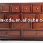 wooden storage cabinet with 15drawers/drawer cabinet/cabinet wooden multi drawer 10-025