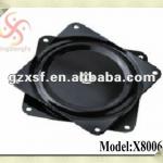 1.2/2.0 mm thickness black metal furniture swivel plate manufacture X8006 X8006