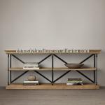 antique reclaimed wood console-old-160