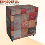Beautiful Vintage Design Wooden Chest of Drawers-SJ13325