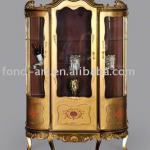 Antique furniture- decorative antique 3-door wine cabinet, furniture antique-C55