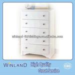 Wooden Deluxe 5 Drawer Cabinet- Muti- Color-
