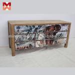 Shabby shic Elephant 7 drawers cabinet-M3-778