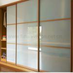 Dressing room cabinets with glass sliding door (EL-131W)-EL-131W