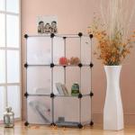 DIY fashion plastic drawer storage cabinets(6pcs)