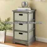 storage cabinet wooden cabinet wicker drawer-DH2013007