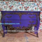 Furniture of Gabriella Purple Commode for Living Room Furniture and Also Nice for Bedroom Furniture-Dwira DW-IND001 Purple