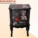 Marilyn Monroe Design 2013 New Antique Handmade Wooden Chest-SJ13668 2013 New Antique Handmade Wooden Chest