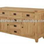 dining room wood large 2 door 6 drawer sideboard-RLLSB