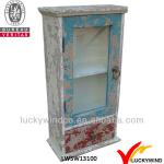 Shabby chic wood kitchen cabinet design-LWSW13100